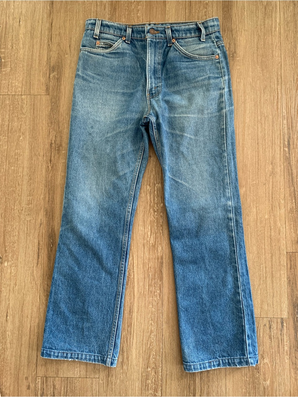 Vintage Levi’s CBK 517 Orange tab made in USA 32x28 - Picture 3 of 15